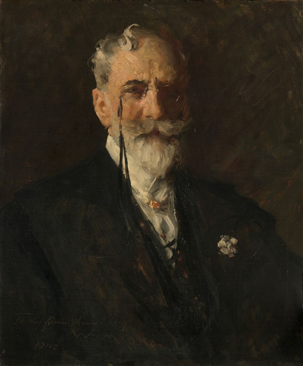 Self–Portrait (1915) by William Merritt Chase.  