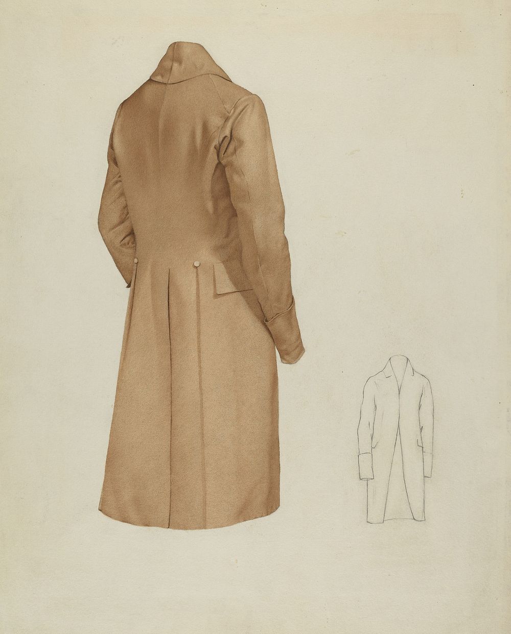 Shaker Man's Coat (c. 1936) by Joseph Goldberg.  