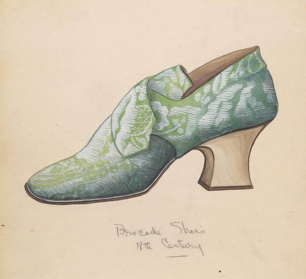 Shoe (1935&ndash;1942) by American 20th Century.  