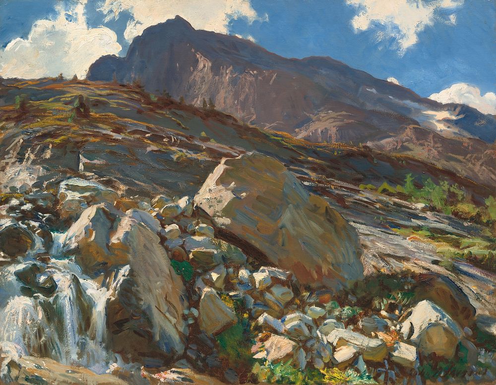 Simplon Pass (1911) by John Singer Sargent.  