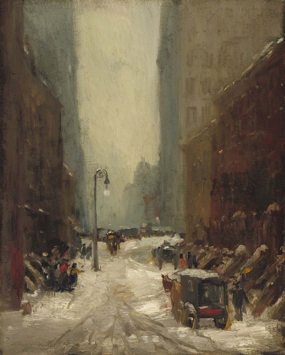 Snow in New York (1902) by Robert Henri.  