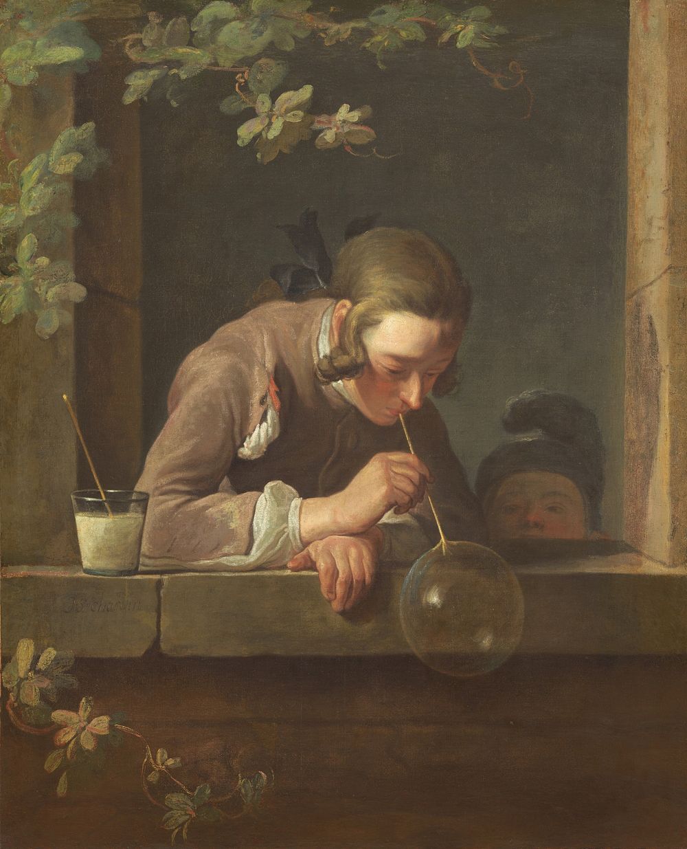 Soap Bubbles (ca. 1733–1734) by Jean Siméon Chardin.  