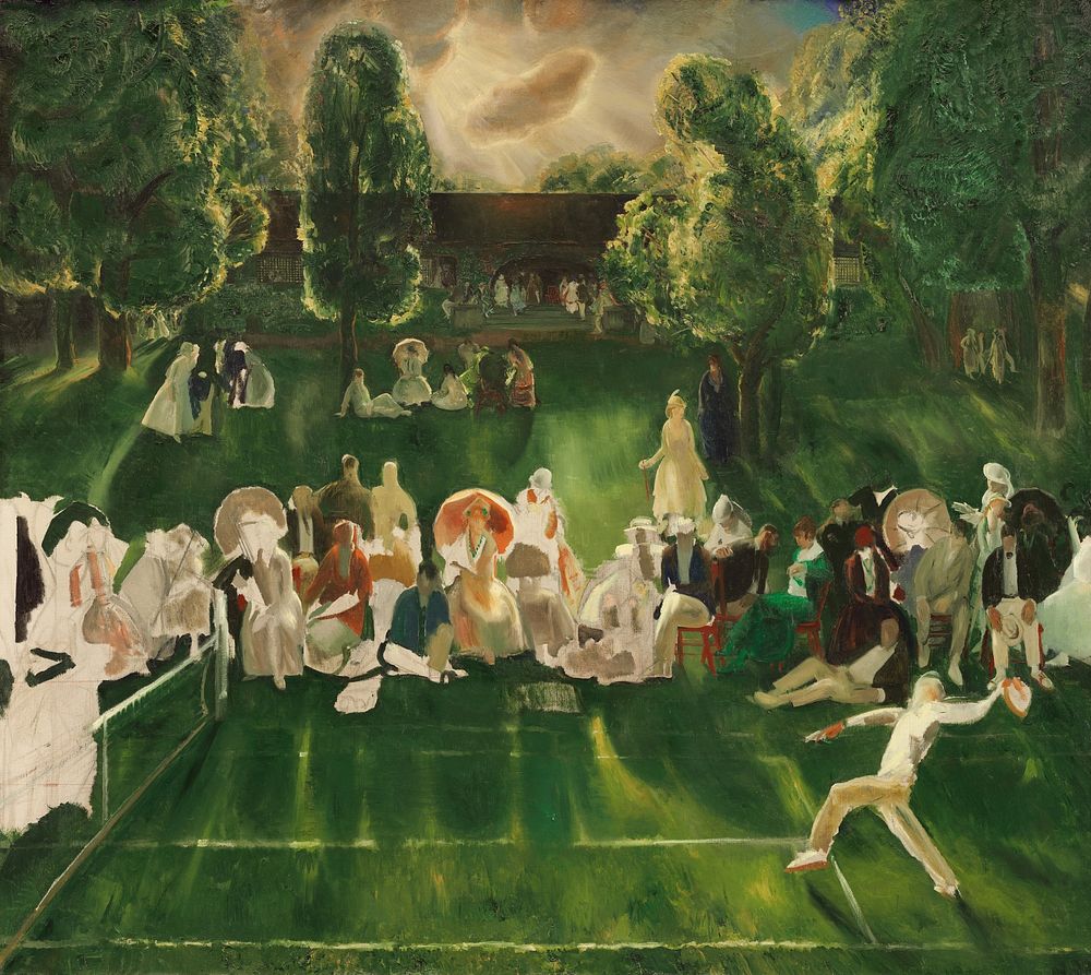 Tennis Tournament (1920) by George Bellows.  