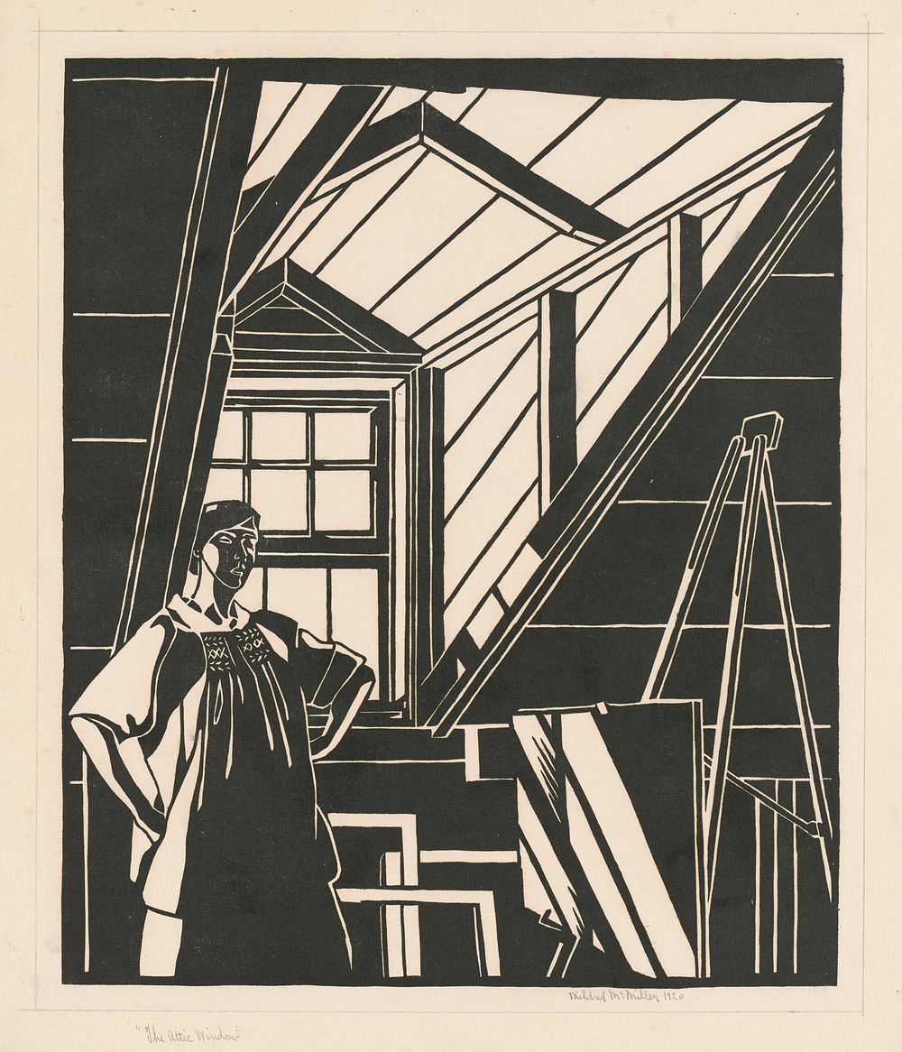 The Attic Window (1920) by Mildred McMillen.  