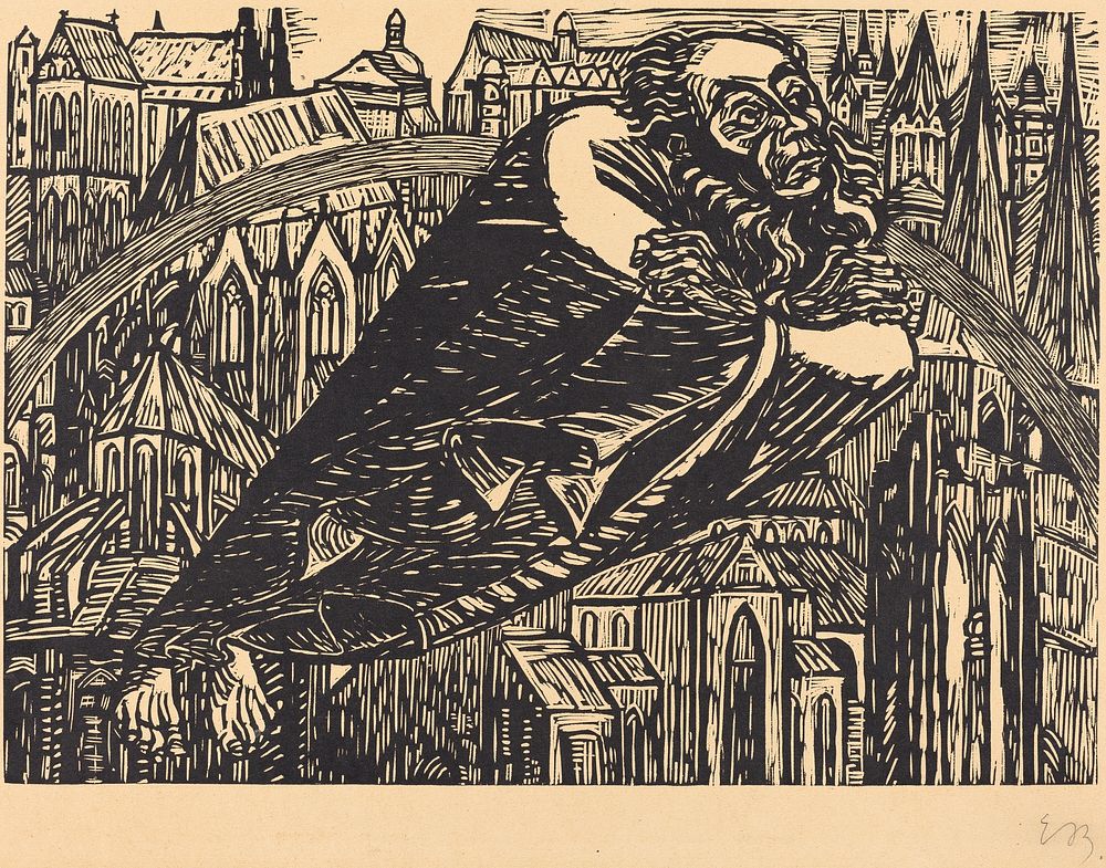 The Cathedrals (1920) by Ernst Barlach.  