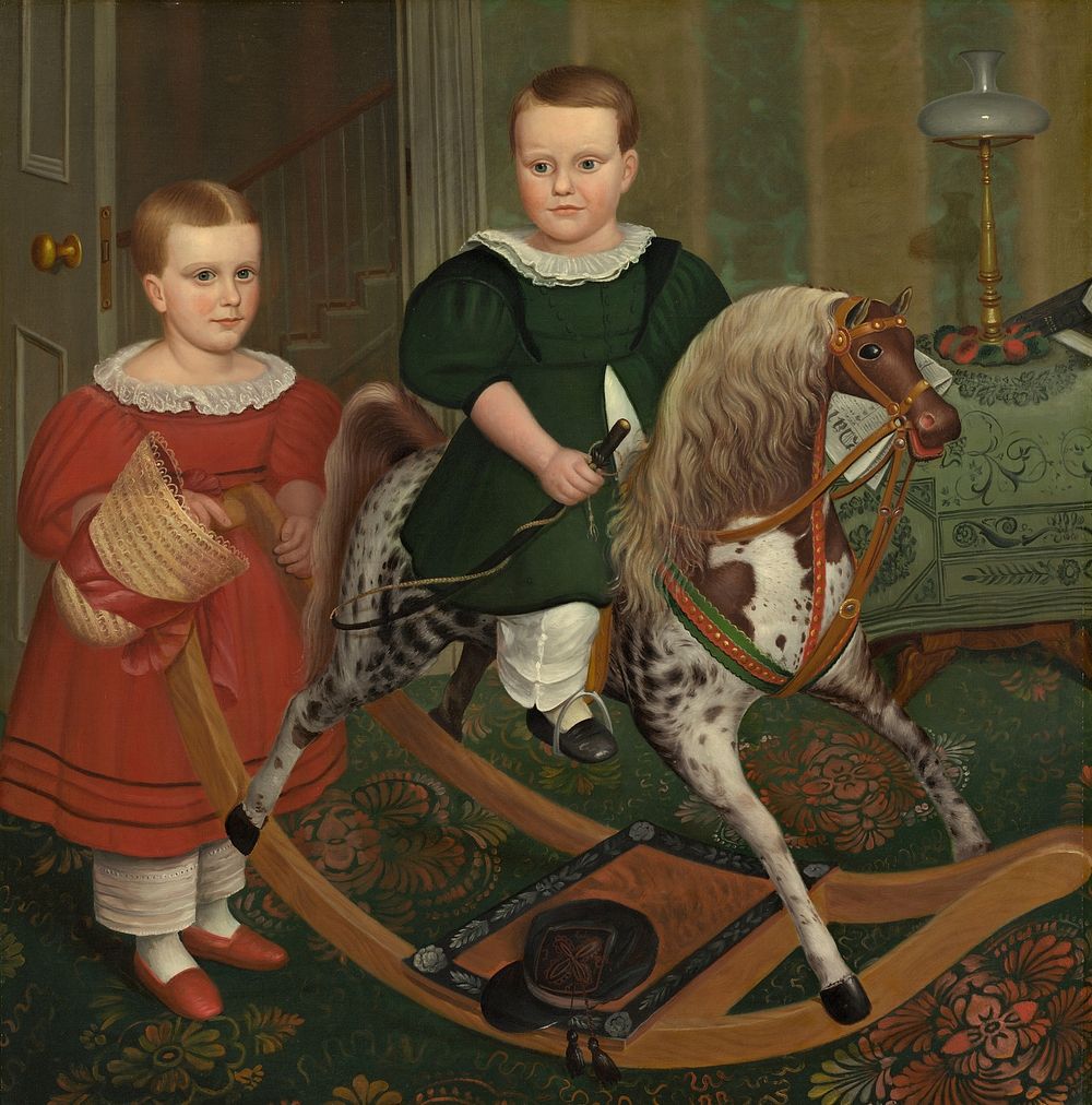The Hobby Horse (c. 1840) byRobert Peckham.  
