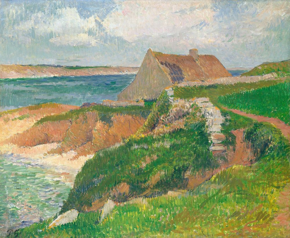The Island of Raguenez, Brittany (1890&ndash;1895) by Henri Moret.  