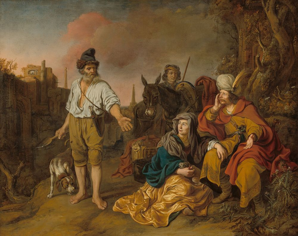 The Levite at Gibeah (early 1640s) by Gerbrand van den Eeckhout.  
