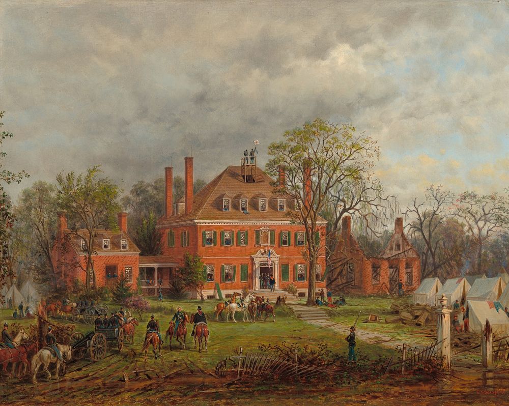 The Old Westover House (1869) by Edward Lamson Henry.  