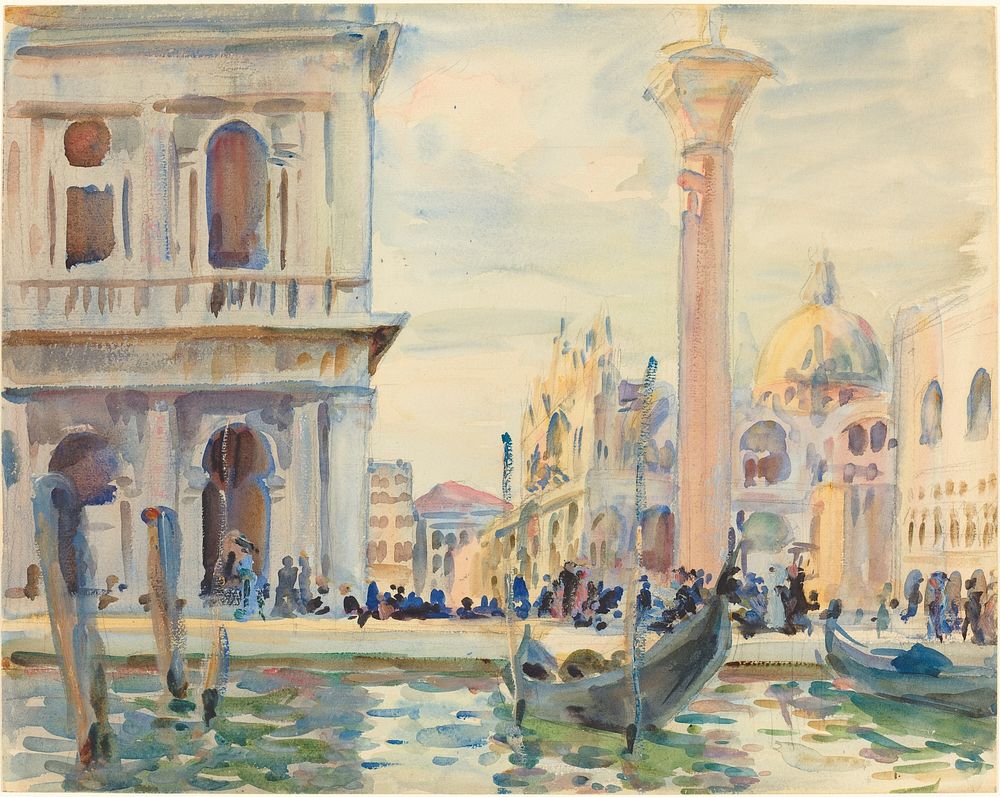 The Piazzetta (ca. 1911) by John Singer Sargent.  
