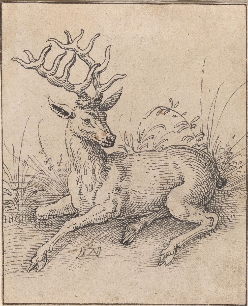 The Stag by Jost Amman (1539&ndash;1591).  