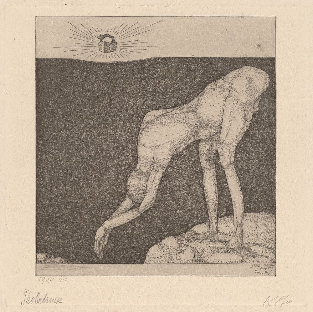 Paul Klee's The Monarchist (1904) 