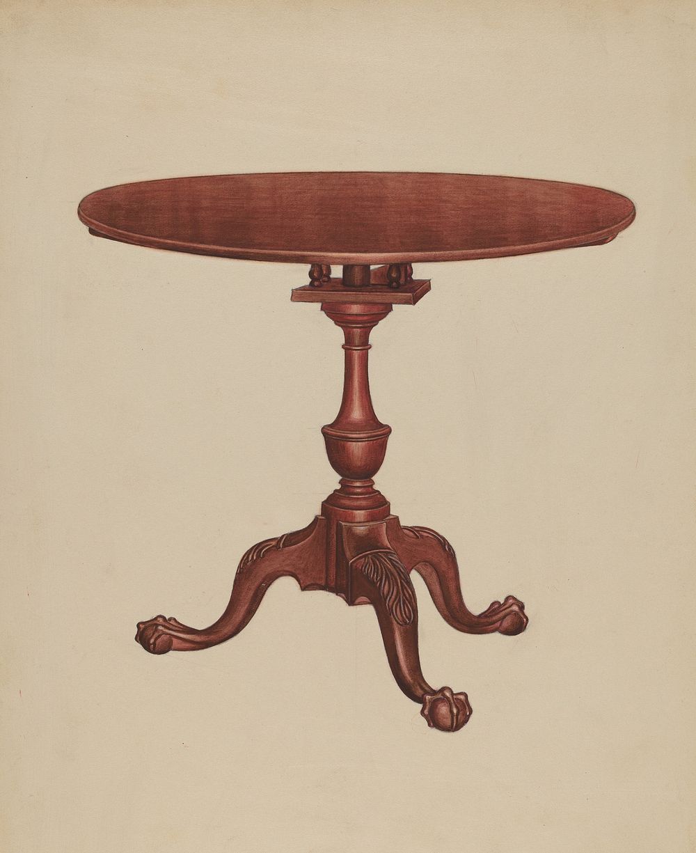 Tip-top-table (ca. 1937) by Frank Wenger.  