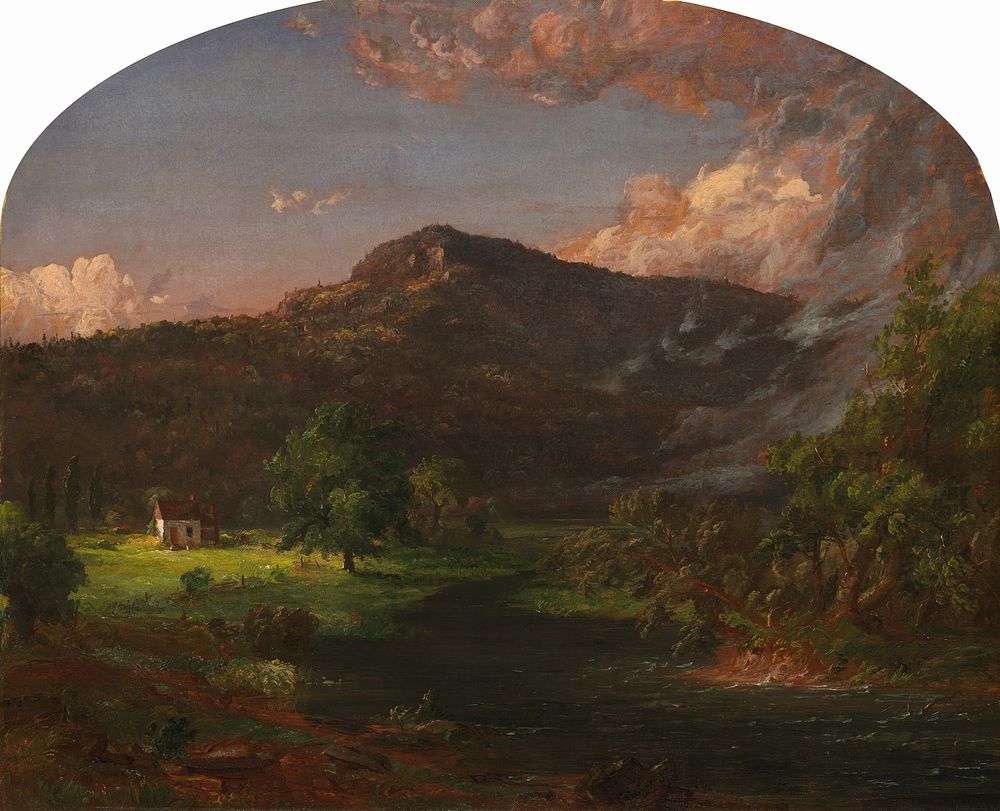 Tourn Mountain, Head Quarters of Washington, Rockland Co., New York (1851) by Jasper Francis Cropsey.  