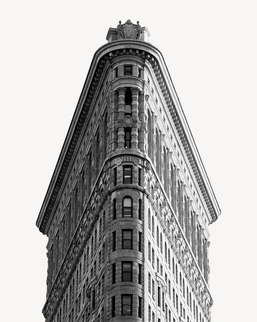 Flatiron Building in New York City collage element psd