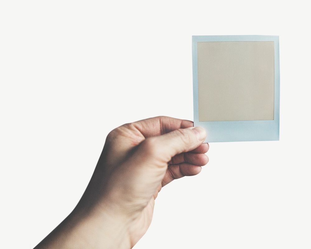 Instant photo frame isolated psd