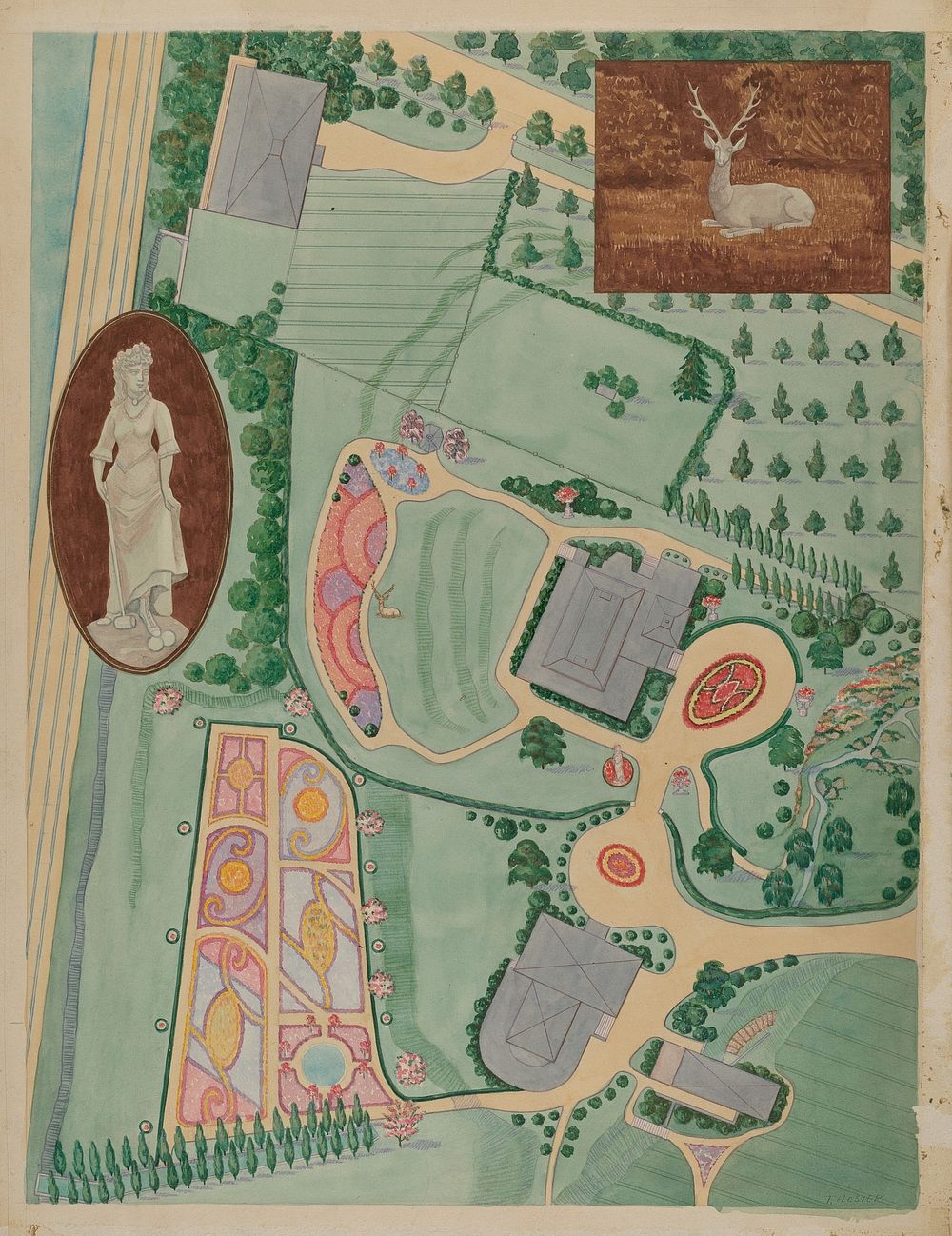 W. A. Wheelock Estate (ca. 1936) by Tabea Hosier.  