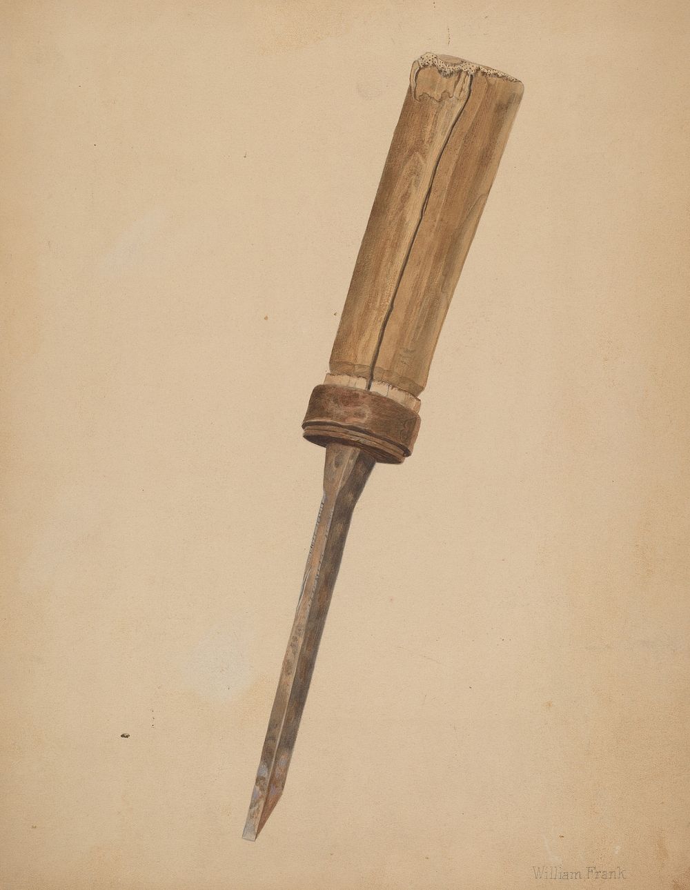 Wagon Maker's Chisel (ca.1942) by William Frank.  