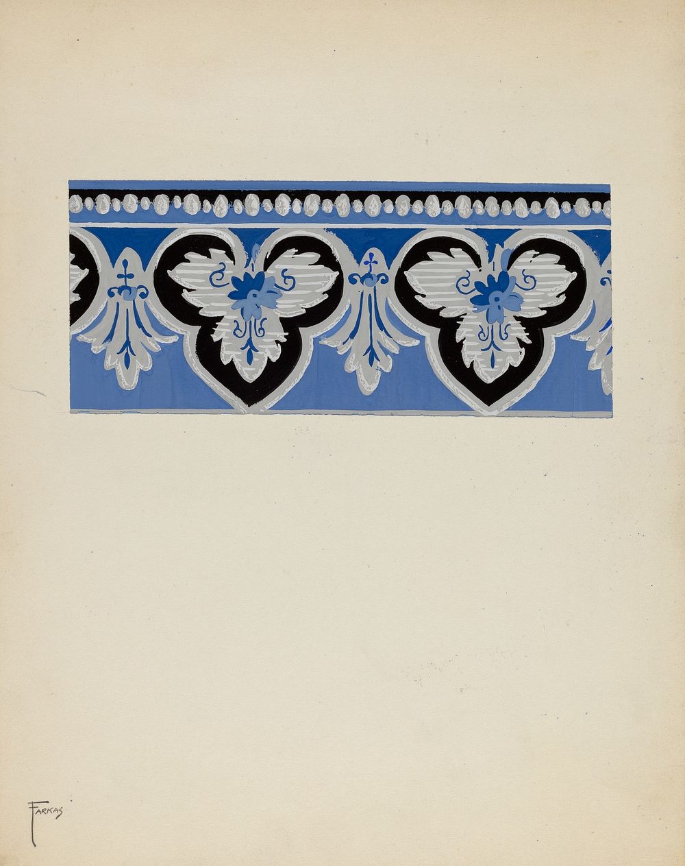 Wall Paper Border (c. 1937) by Paul Farkas.  