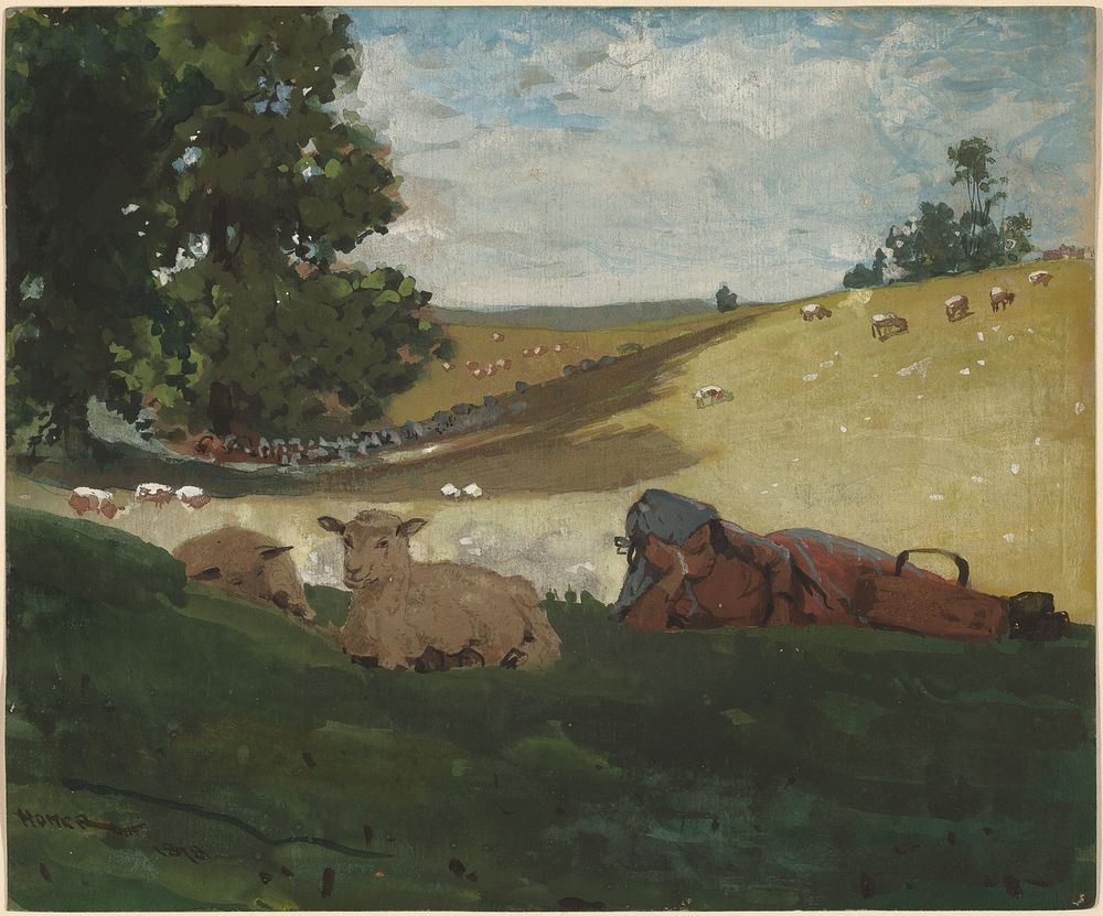 Warm Afternoon (1878) by Winslow Homer.  