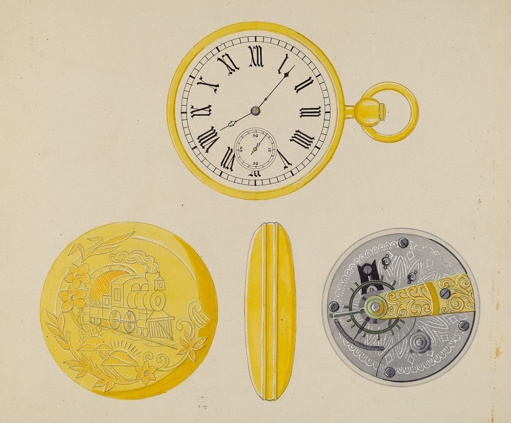 Watch Case (ca.1936) by Harry G. Aberdeen.  