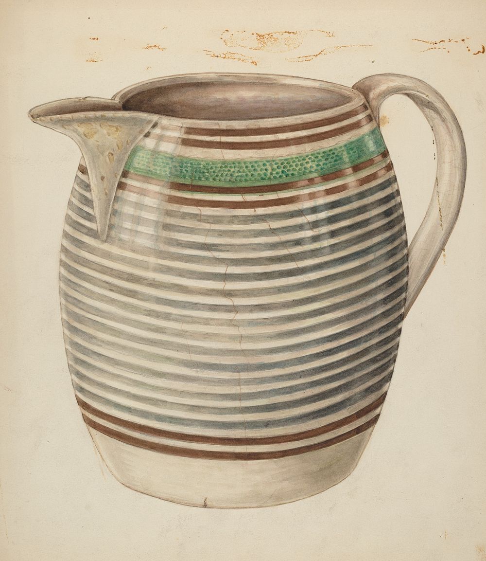 Water Pitcher (ca.1938) by Al Curry.  