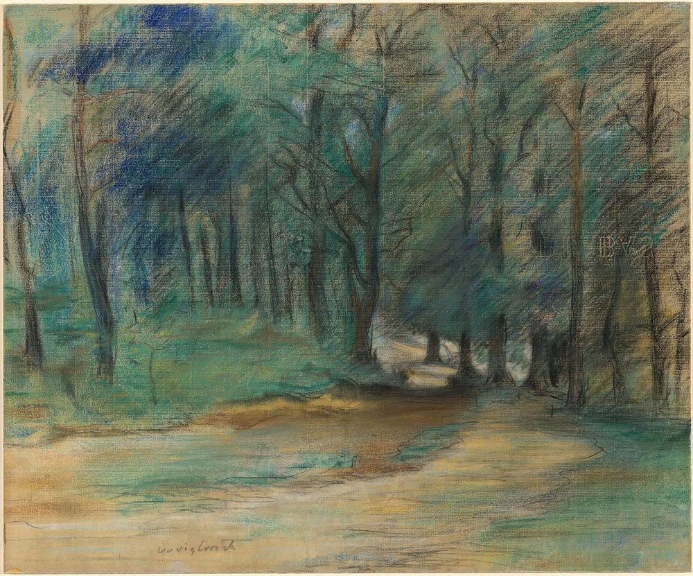 Woodland Path (1890s) by Lovis Corinth.  