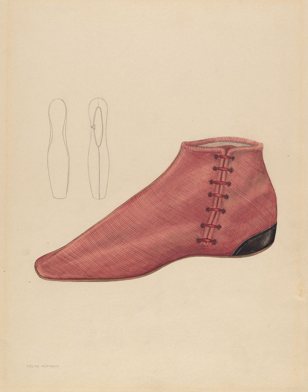 Woman's Shoe (ca.1936) by Melita Hofmann.  