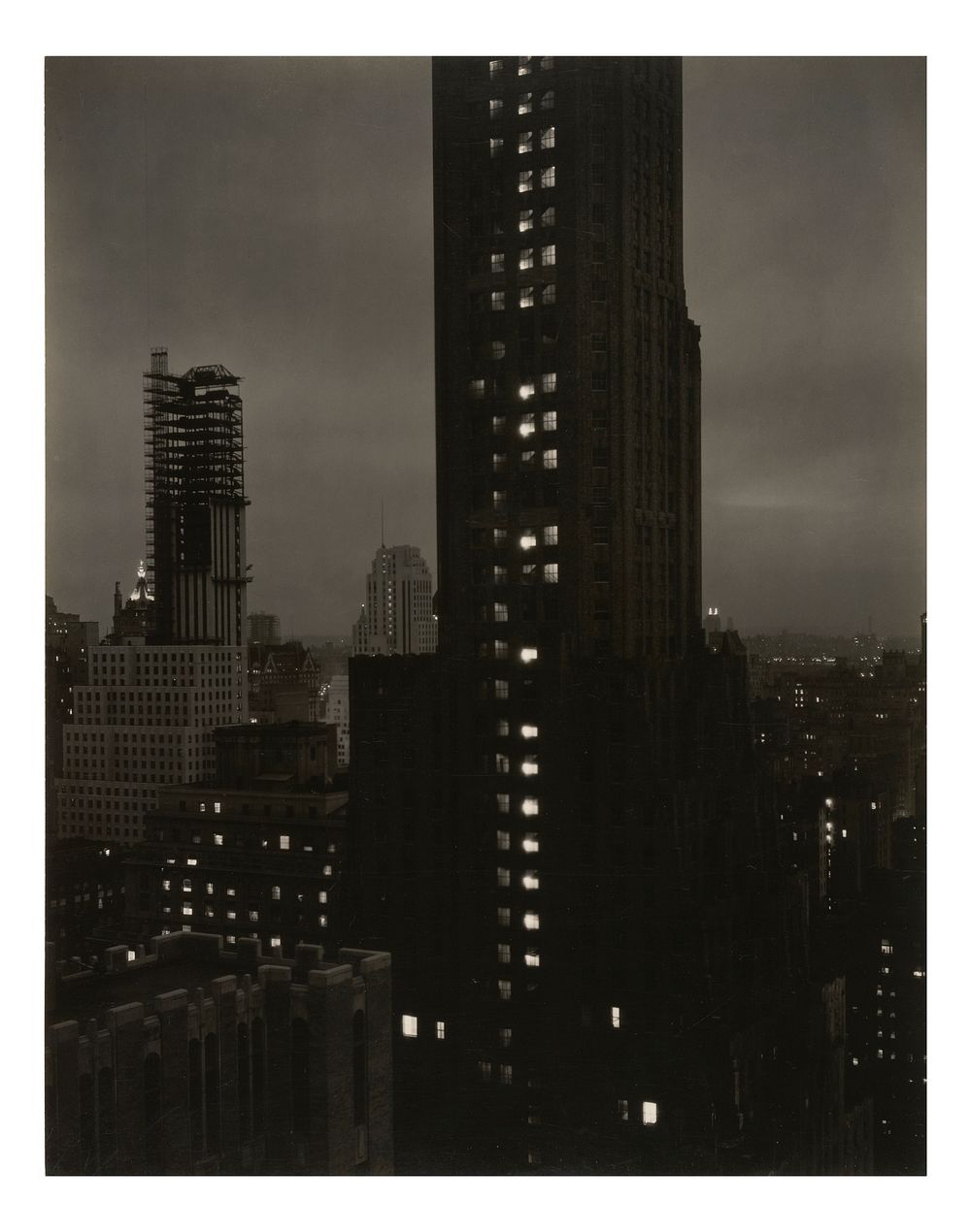 From My Window at the Shelton, North (1931) photo in high resolution by Alfred Stieglitz. 