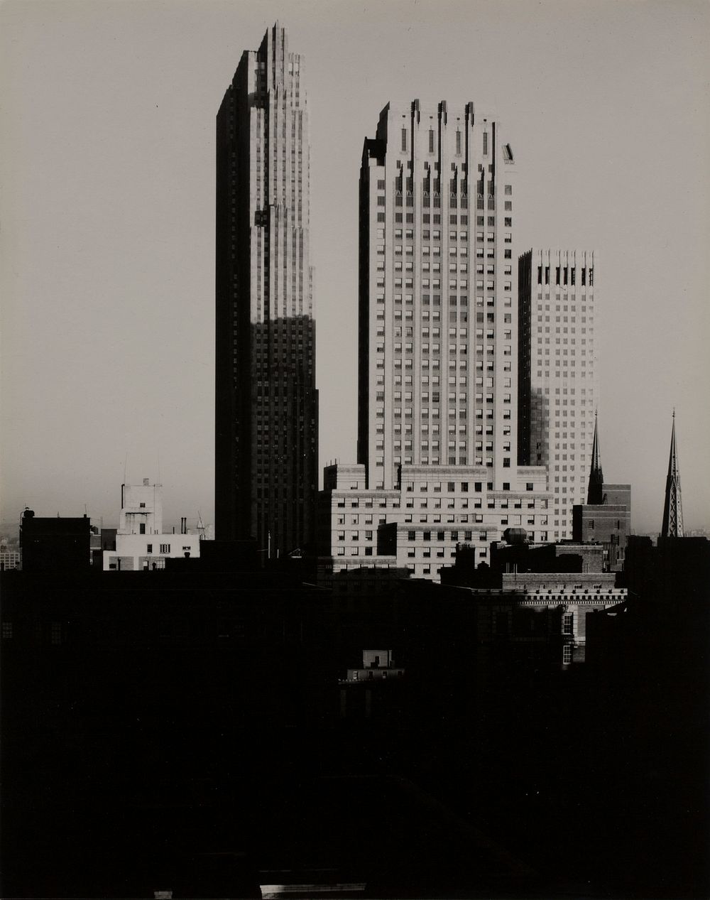 New York from the Shelton (1935) photo in high resolution by Alfred Stieglitz. 