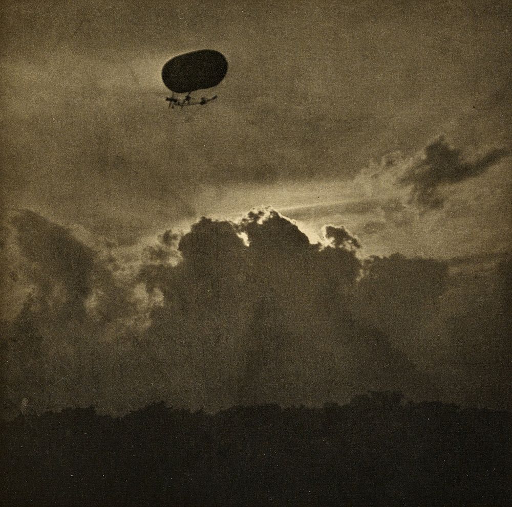 A Dirigible (1910) photo in high resolution by Alfred Stieglitz.  
