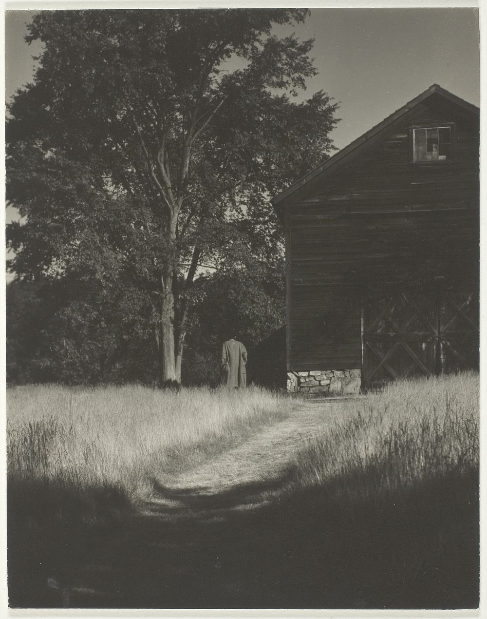 Barn, Lake George (1936) by Alfred Stieglitz.  