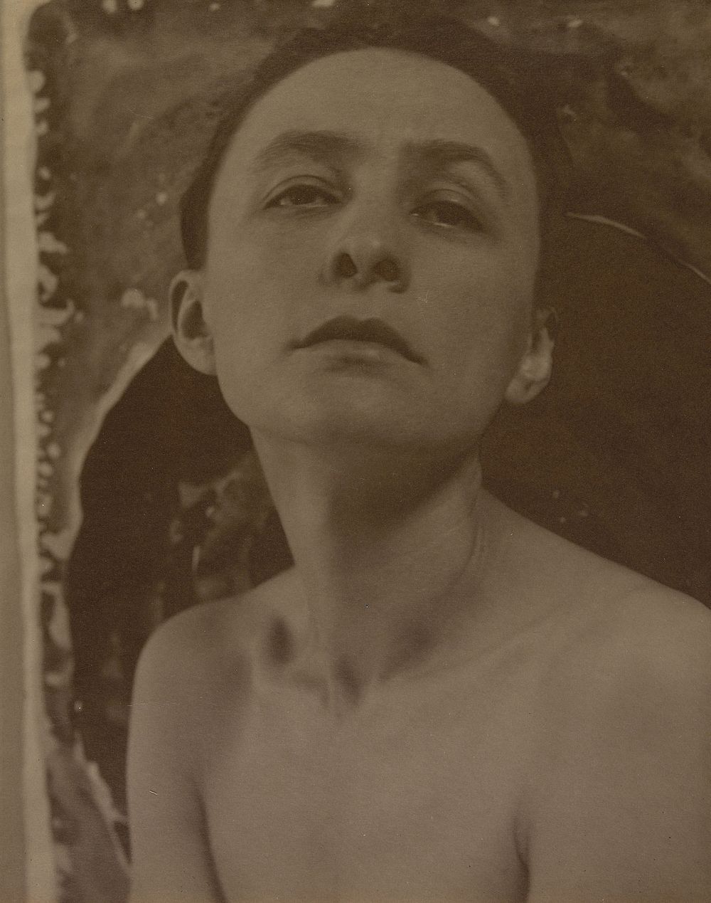 Georgia O&rsquo;Keeffe (1919/21) by Alfred Stieglitz.  