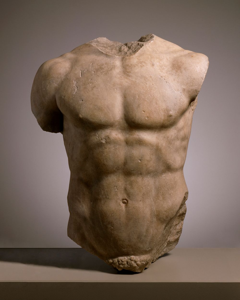 Torso of an Athlete (1st–2nd century) sculpture in high resolution by anonymous. 