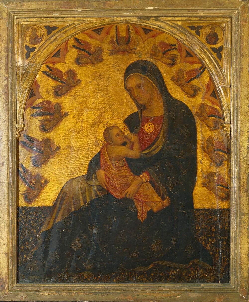 Madonna and Child (15th century) painting in high resolution by anonymous.  