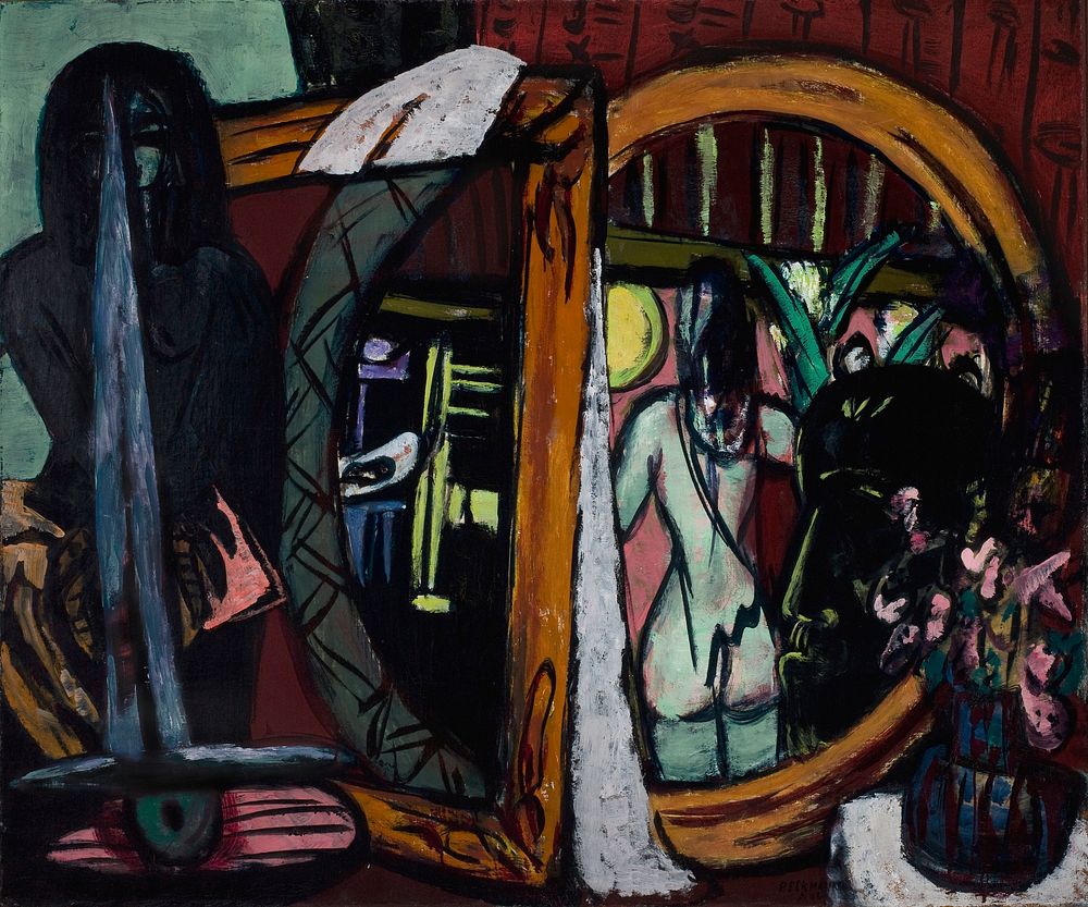 Sculptor&rsquo;s Studio (1946) in high resolution by Max Beckmann. 