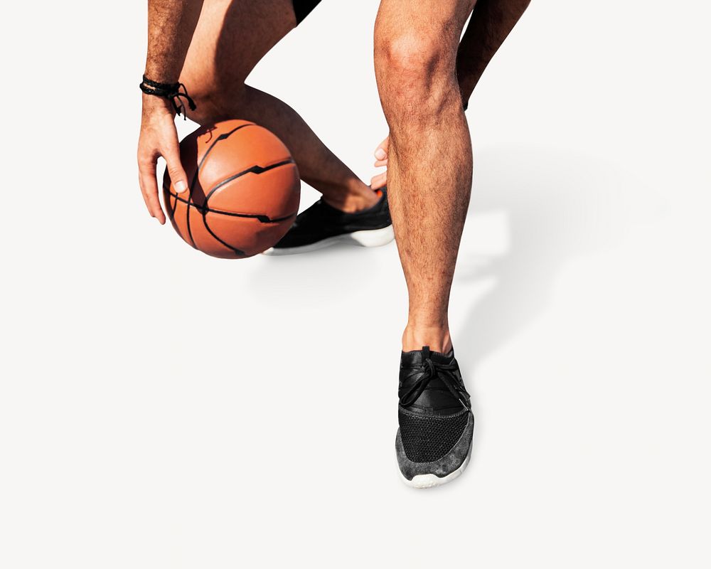 Man playing basketball leisure activity 