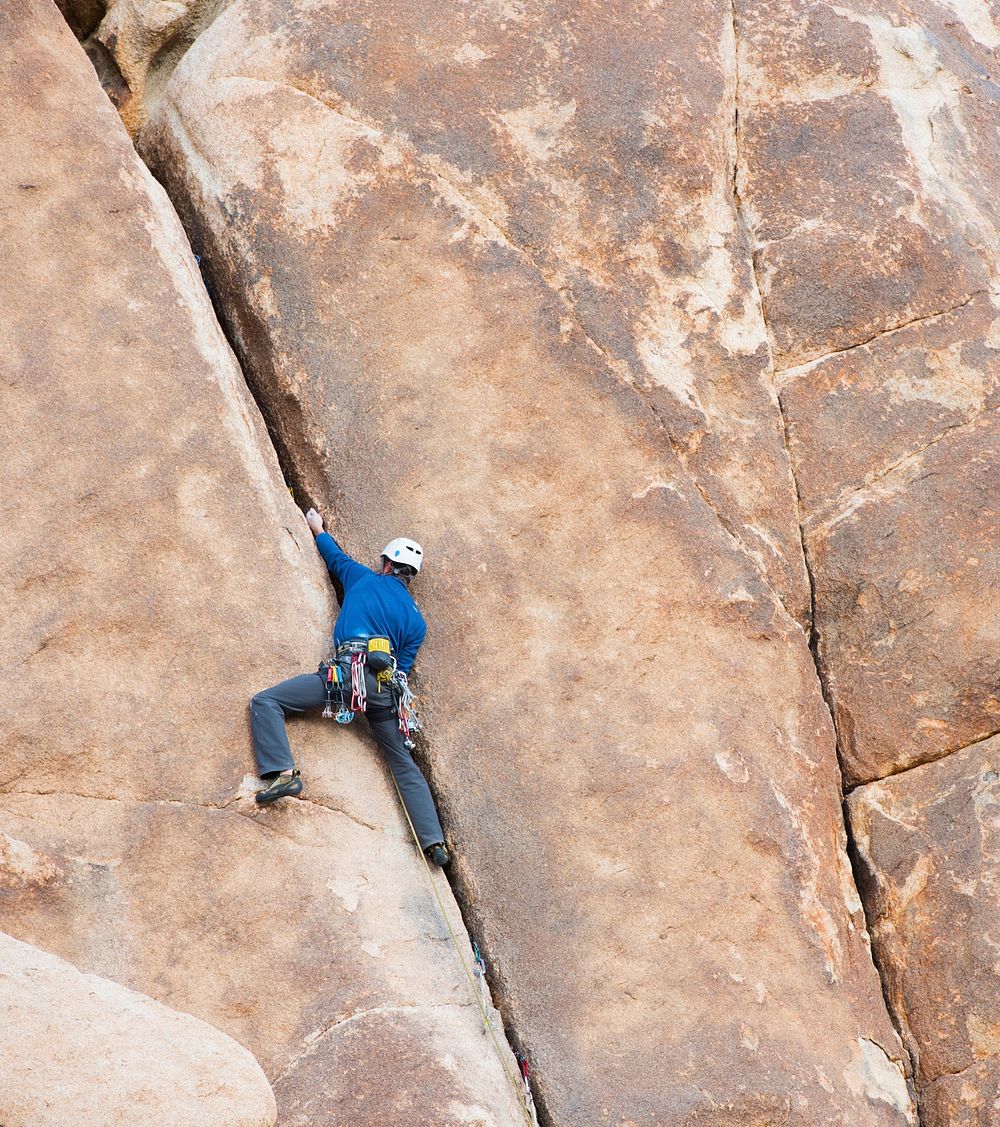 Indian Cove climber