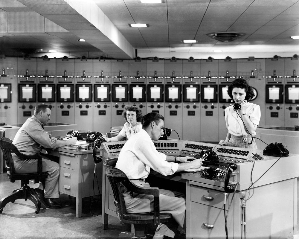 K-25 Control Room 1946 Oak Ridge