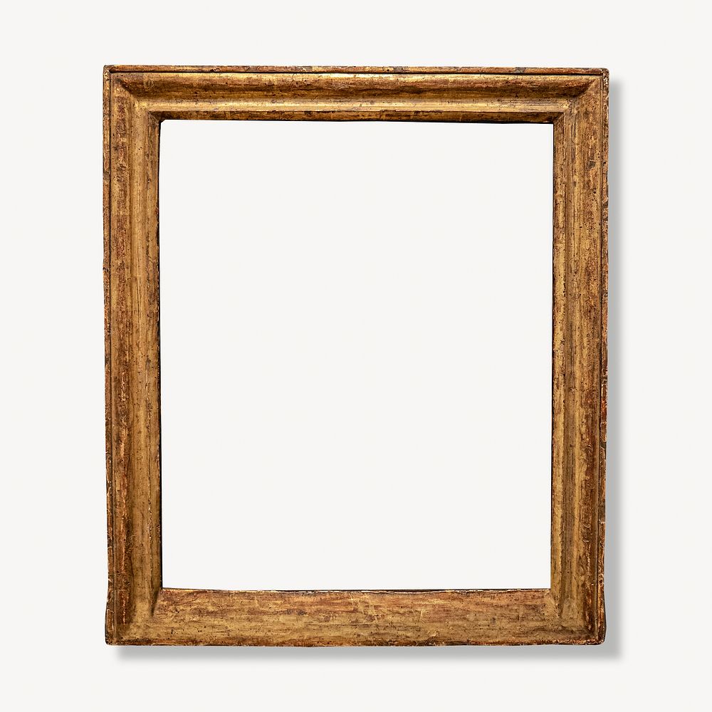 Wooden frame  isolated design