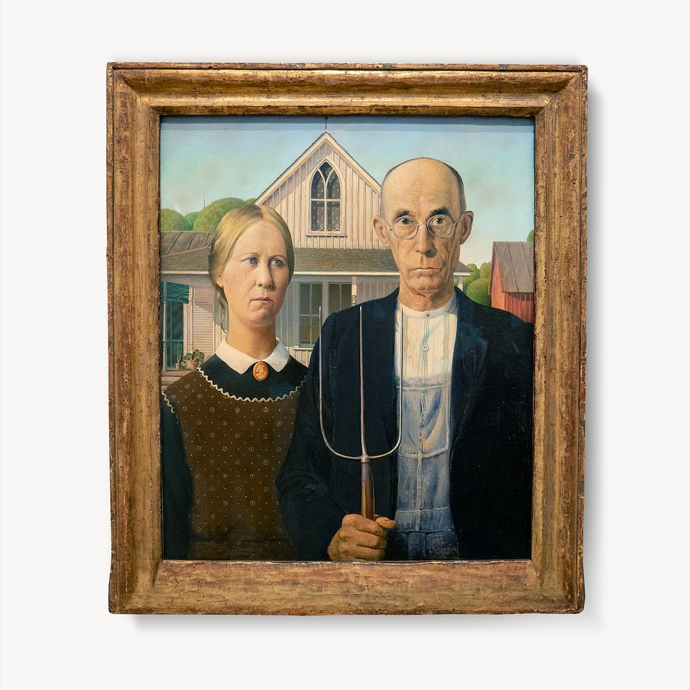 American Gothic by Grant Wood 