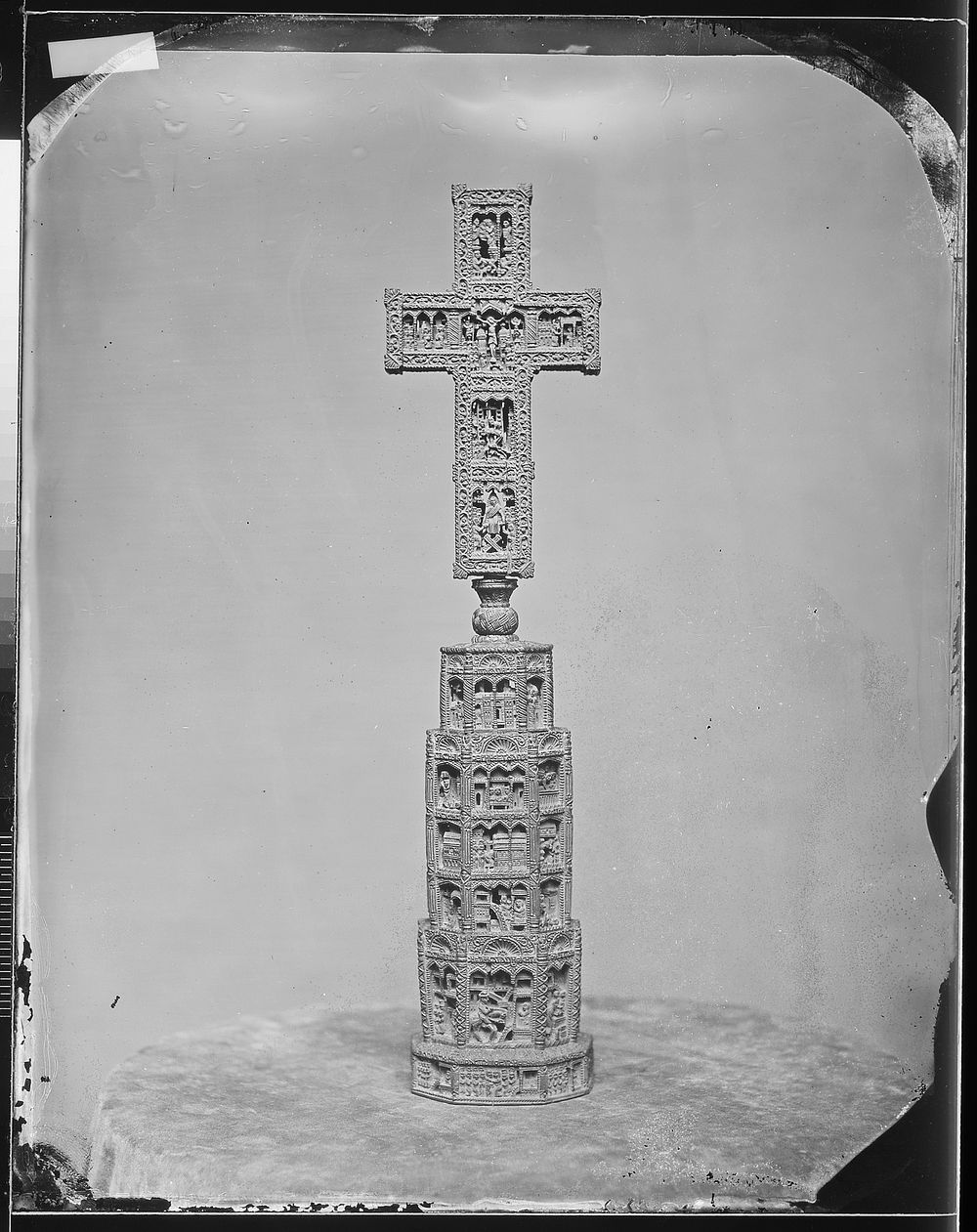 Ornamental cross by Mathew Brady. Original public domain image from Flickr