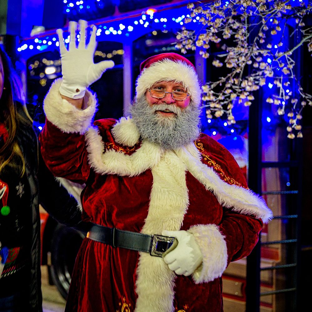 Santa Claus at the Greenville Gives, Friday, December 6, 2019. Original public domain image from Flickr