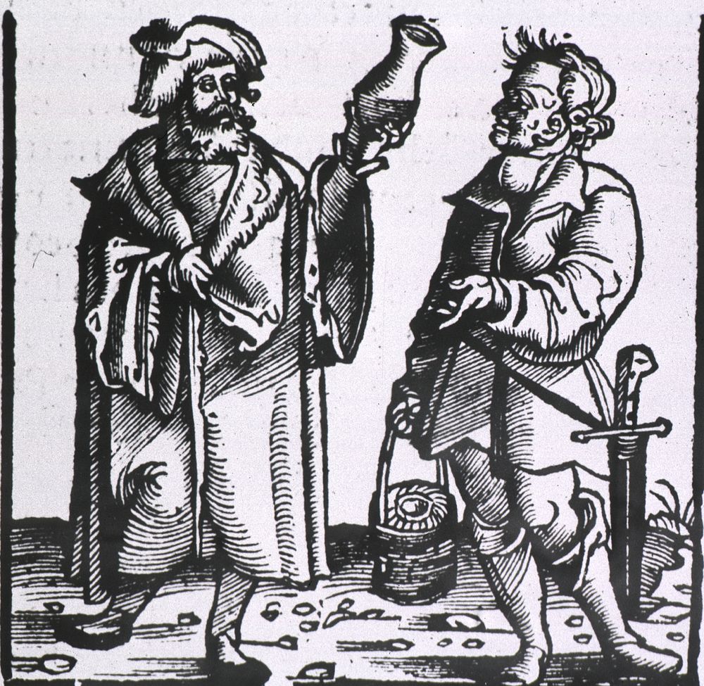 Diagnosis through urine analysisAuthor(s): Fries, Lorenz, of Colmar, ca.1490-1531, Author Contributor(s): Wechtlin…
