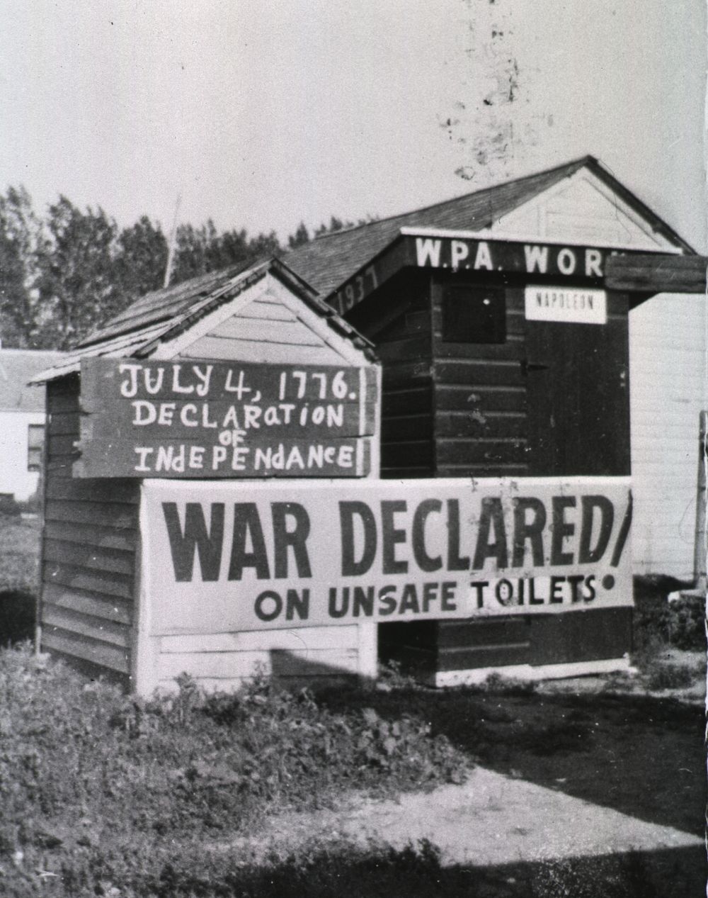 War Declared on Unsafe Toilets!, archive photo.