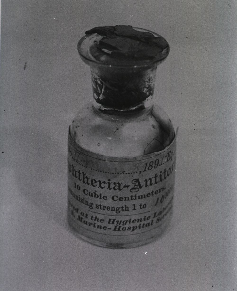 Bottle of Diphtheria Antitoxin, Produced by the Hygienic Laboratory and Dated May 8, 1895Collection:Images from the History…