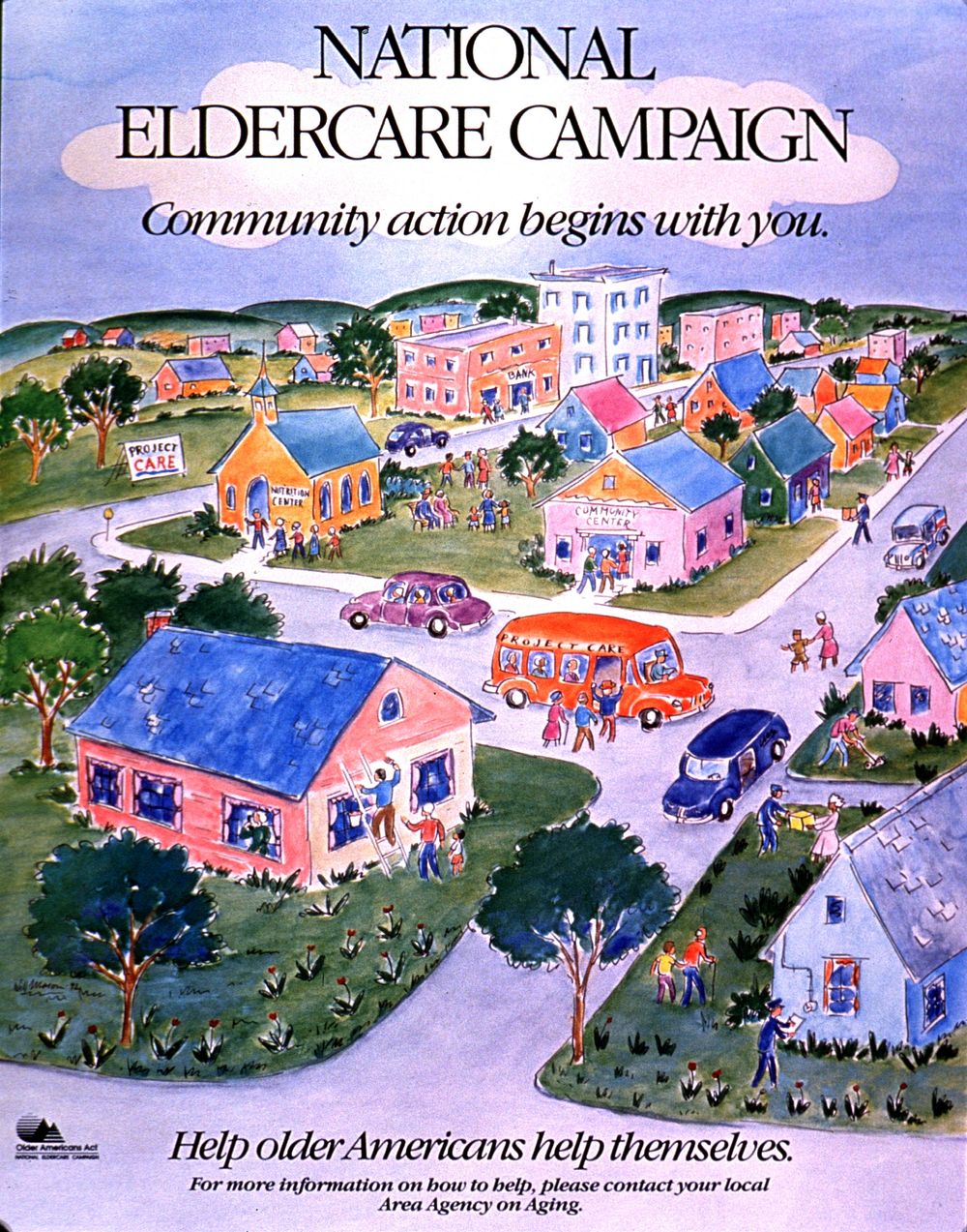 National Eldercare Campaign: Community Action Begins with You. Original public domain image from Flickr