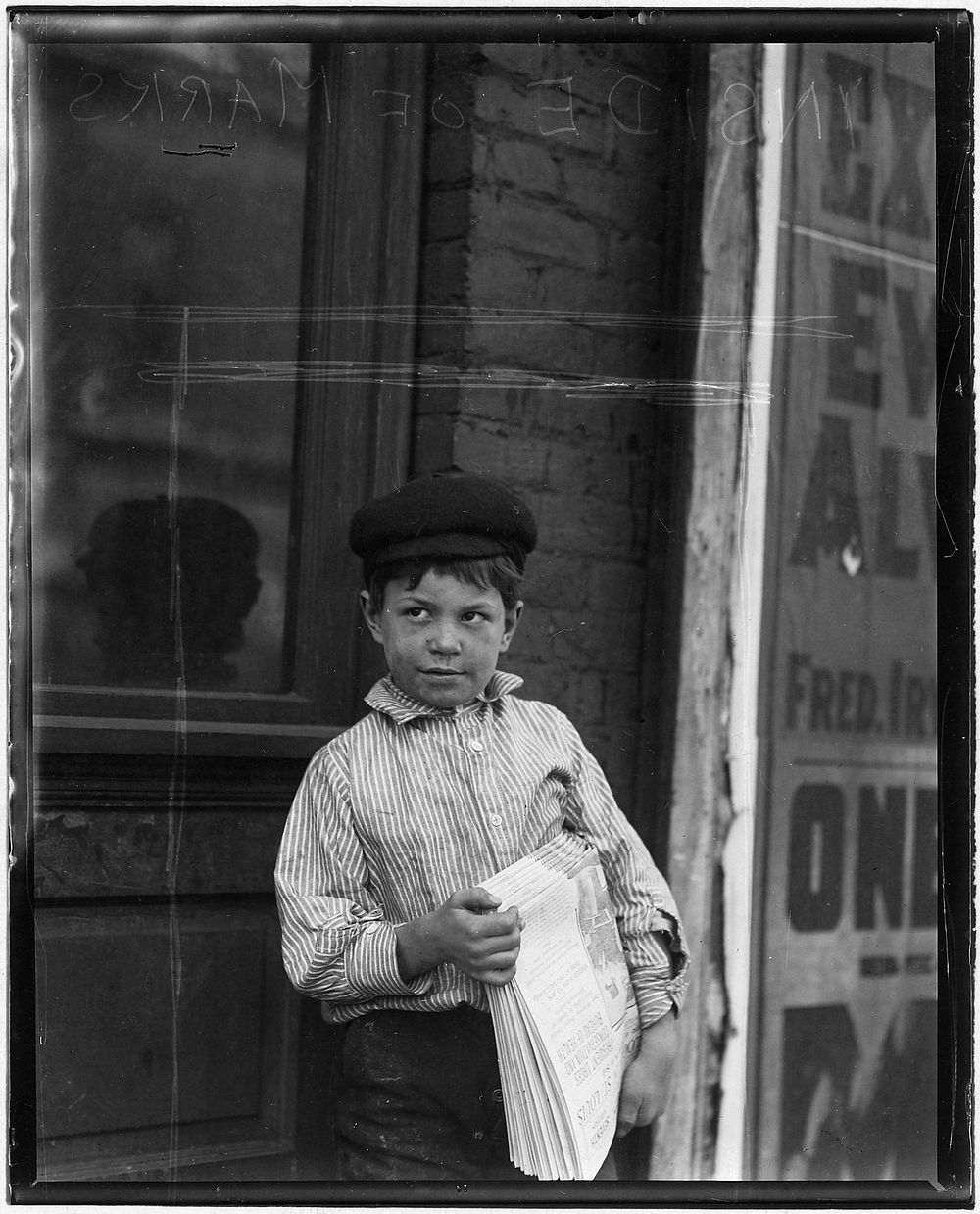 Joe Smith, 8 years old. St. Louis, Mo, May 1910. Photographer: Hine, Lewis. Original public domain image from Flickr