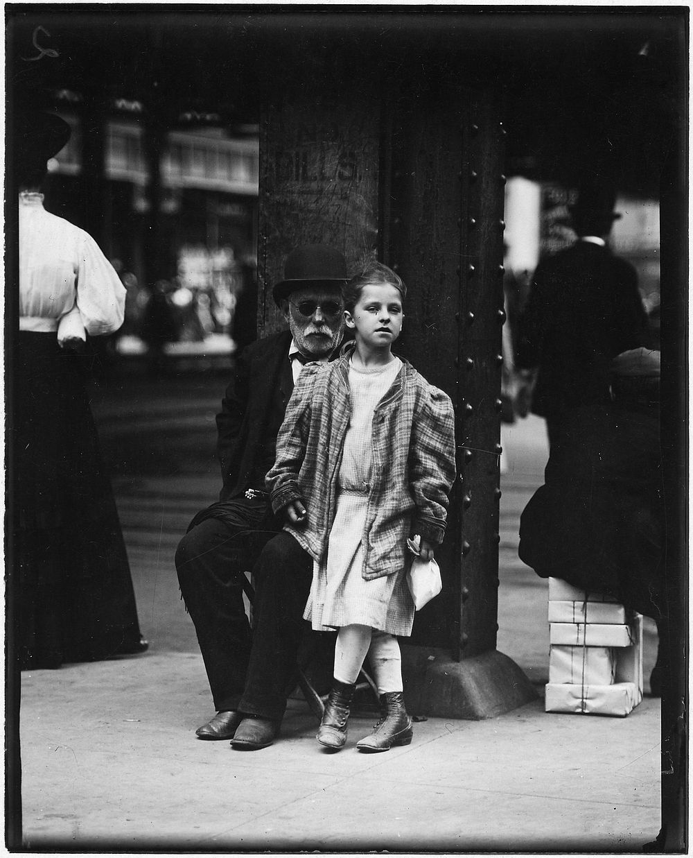 Mendicants. New York City, July 1910. Photographer: Hine, Lewis. Original public domain image from Flickr