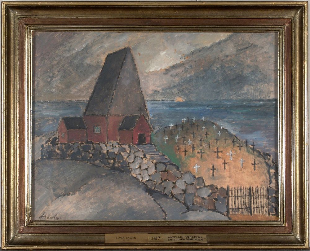 Kirkko meren rannalla, 1926, Alvar Cawén